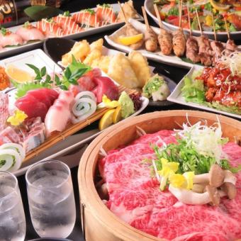 [May and June only] Steamed Japanese beef and vegetables course 6,000 yen (tax included) with 120 minutes of all-you-can-drink♪