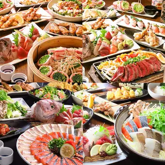 当日OK!★店主おまかせコース5,000円(税込)120分飲み放題付♪