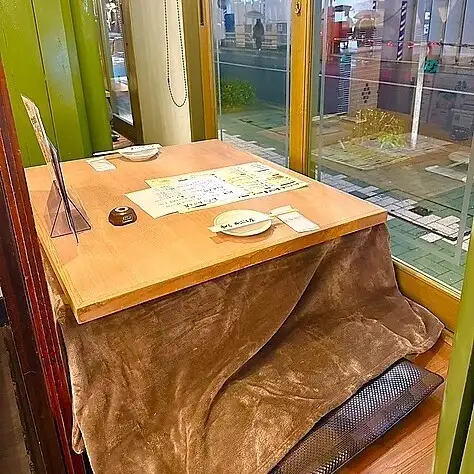 使用暖桌（kotatsu）的季節到了！ ！