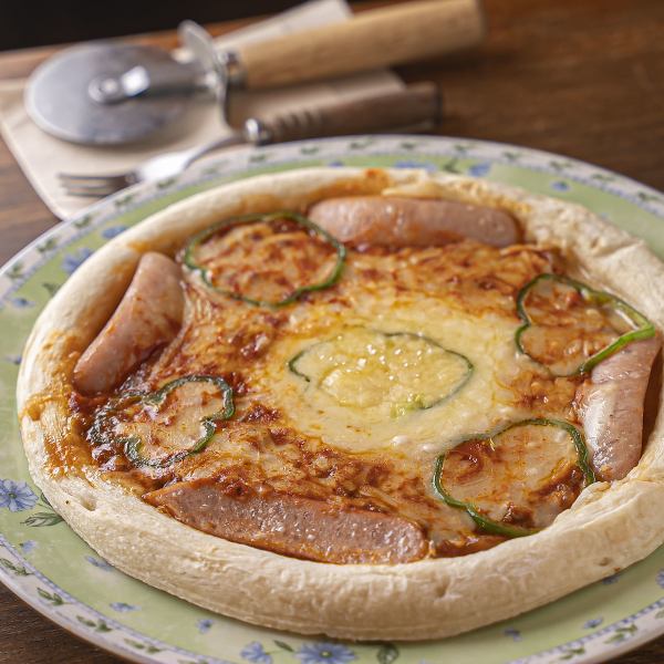 【1200円】当店オリジナル!お酒に合う濃厚ミートソースピザ