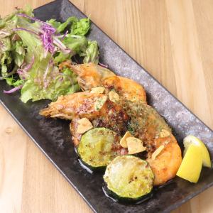 ガーリックカレーシュリンプ