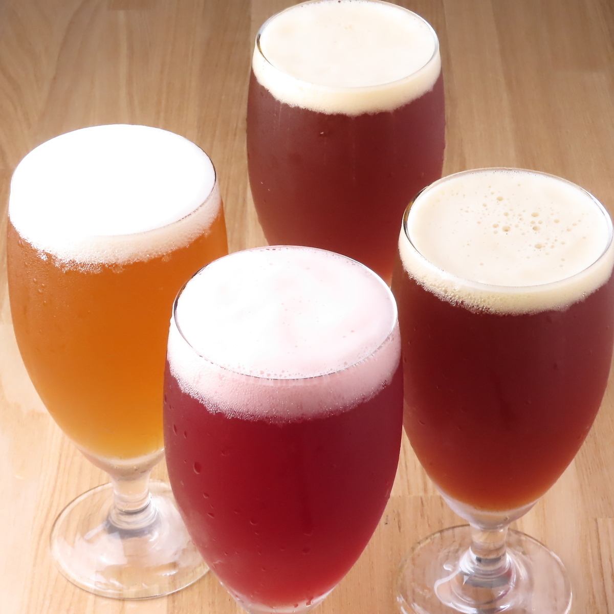 クラフトビールと日本酒にこだわりあり◎相性抜群な各種料理をご用意しております！