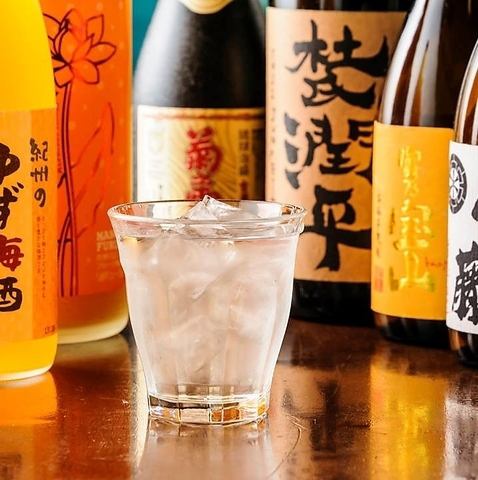 All-you-can-drink with the owner's carefully selected sake that goes well with our specialty seafood dishes!