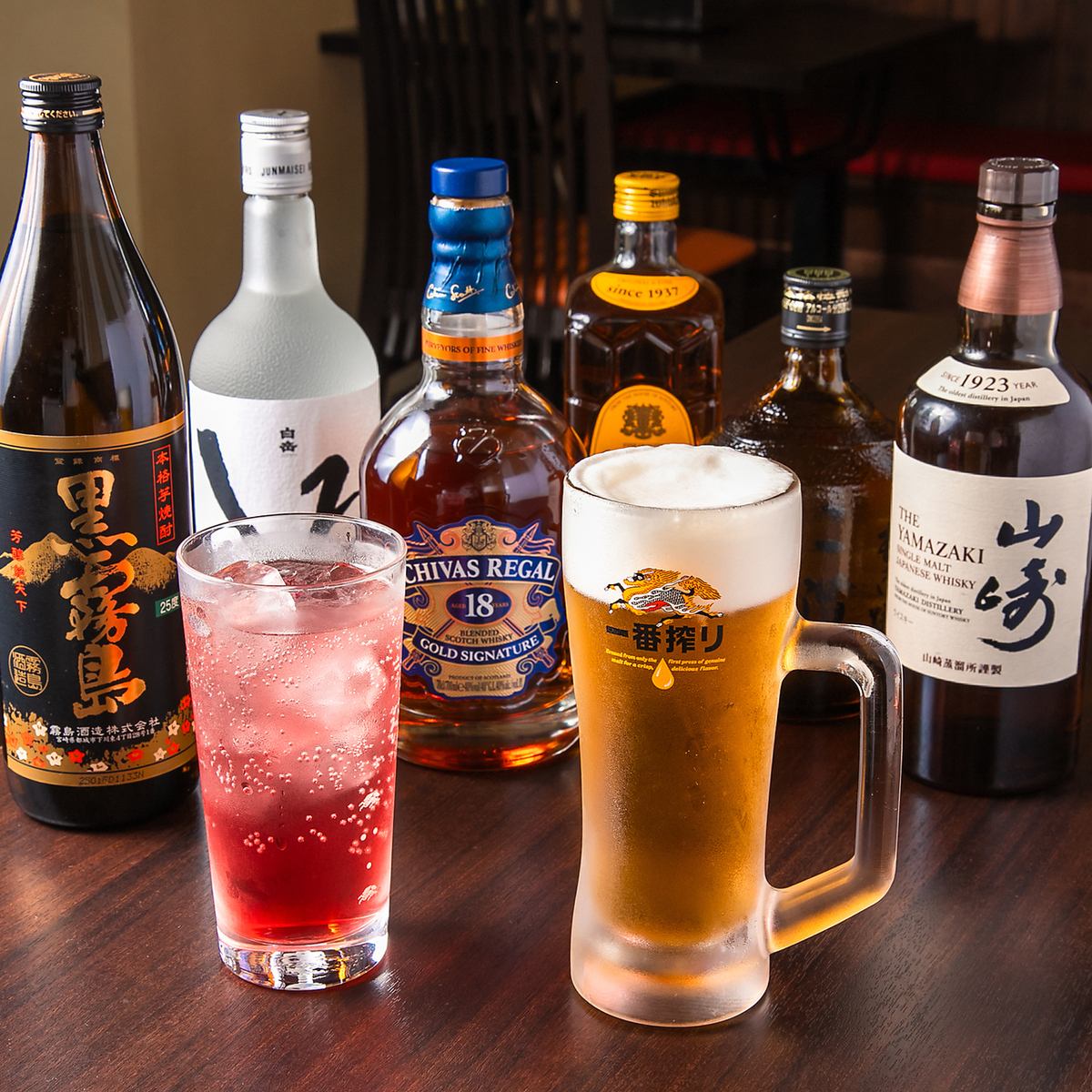 ドリンクメニュー多数ご用意しております！