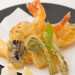 Assorted tempura