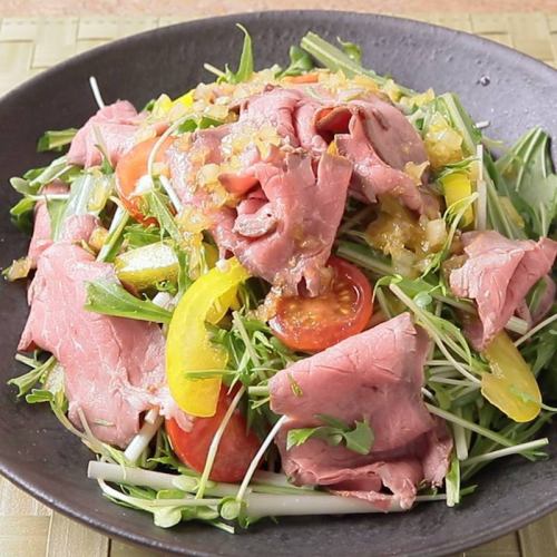 Roast beef salad