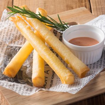 camembert stick spring rolls