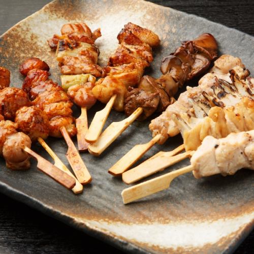 Assortment of 7 skewers