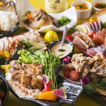 For parties♪ "Course filled with carefully selected ingredients" 8 dishes including tempura assortment, 2.5 hours all-you-can-drink included 5180 yen ⇒ 4180 yen