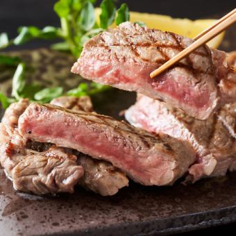 Sakanatei's recommended "Luxurious Party Course" 8 dishes including charcoal-grilled domestic beef with 3 hours of all-you-can-drink 5,800 yen ⇒ 4,800 yen