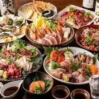 Private room guaranteed ★ "Sakana-tei Premium Course" with draft beer, 9 dishes including your choice of hot pot, 3 hours all-you-can-drink: ¥12,000 ⇒ ¥10,000