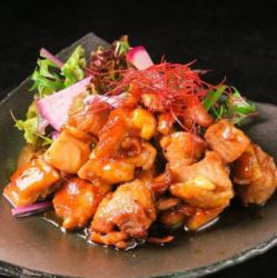 阿波尾鶏のバラ焼き