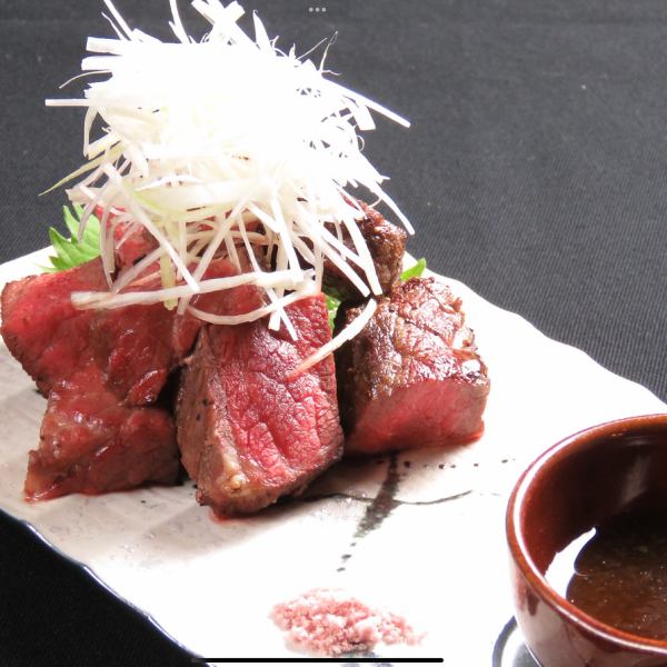 のべ阿波牛イチボのステーキ