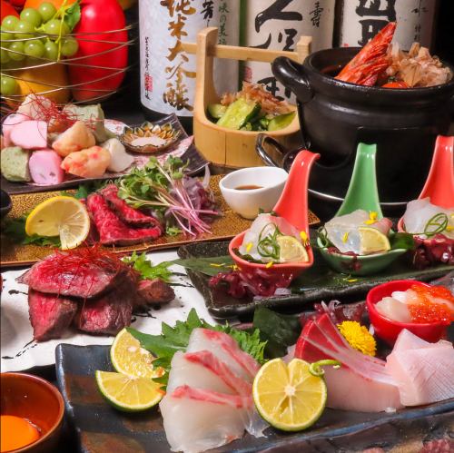 阿波の肉×鮮魚のコース！