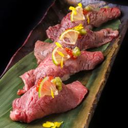 のべ阿波牛炙り寿司