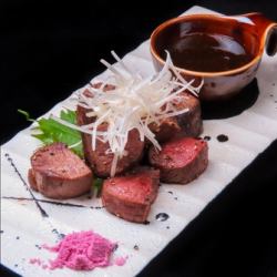 鹿肉のヒレステーキ