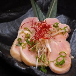 すだち鶏の手作りハム油淋鶏