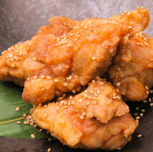 阿波尾鶏の唐揚げ 秘伝タレ漬け