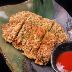 鹿肉とマスタードのカツレツ
