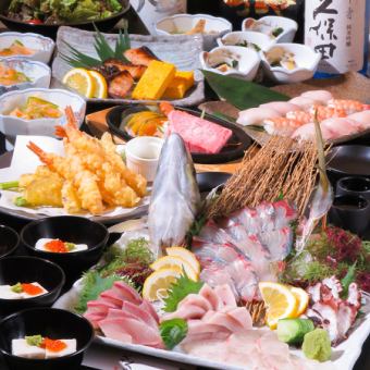 【2小时无限畅饮】从鲜鱼到国产和牛牛排9种6,600日元◎