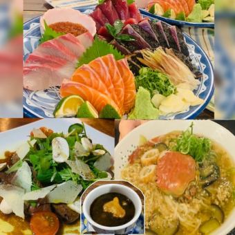 冬季升級套餐7,000日圓、2小時無限暢飲、9道菜品