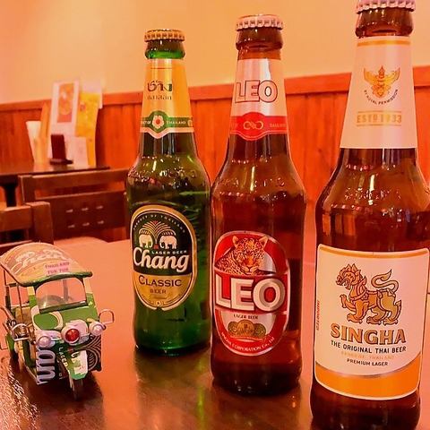 Late lunch, lunch ♪ Thai beer set menu from 14:00