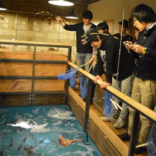 自分で釣った魚を食べる！