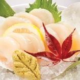 Scallop sashimi