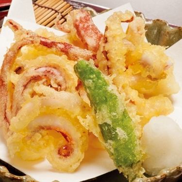 Squid tempura