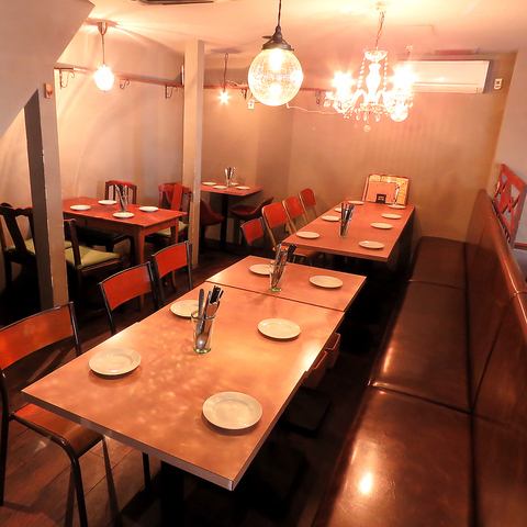 ■シャンデリアが輝く店内で本格的なイタリアンを♪■