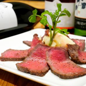 低温調理したローストビーフ