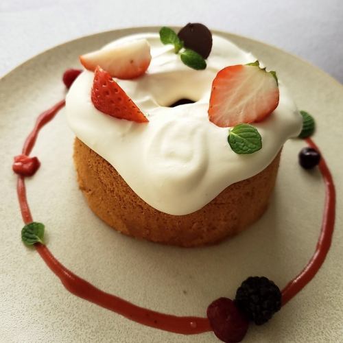 After eating plenty of vegetables, please soothe your soul with our signature dessert ♪