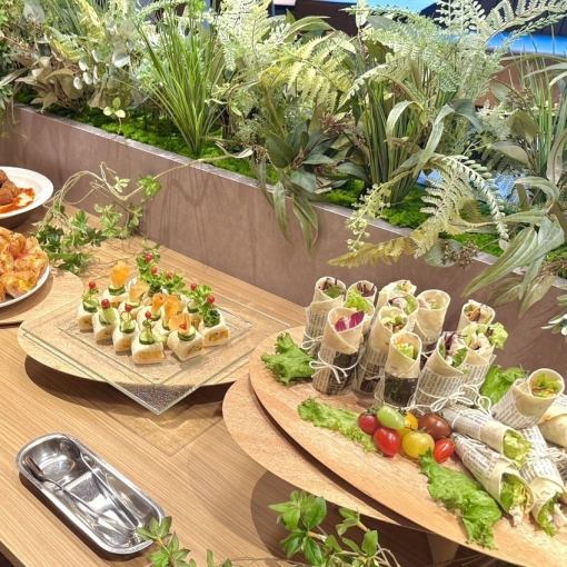 【Buffet　Style】ビュッフェ形式で楽しいひと時をプライベート空間で