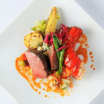 [Special Lunch] Appetizer, soup, pasta, main course, and dessert - a total of 7 dishes