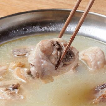 丹波鶏本格博多水炊きコース全6品2H飲放付￥4000
