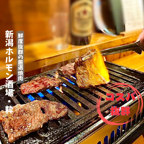 コスパ最強肉宴会！新鮮で旨くて安いホルモンなら【粋】！！焼肉も楽しめるよ～♪