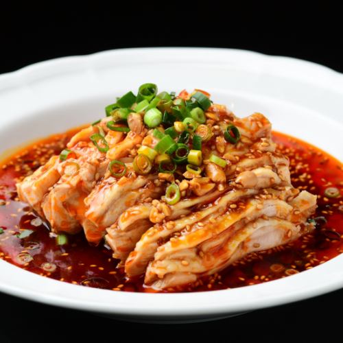 쓰촨 요다레 치킨 차가운 채소