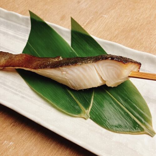 Grilled silver cod in miso sauce