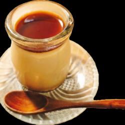 Homemade smooth pudding