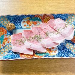 Homemade pork shoulder ham