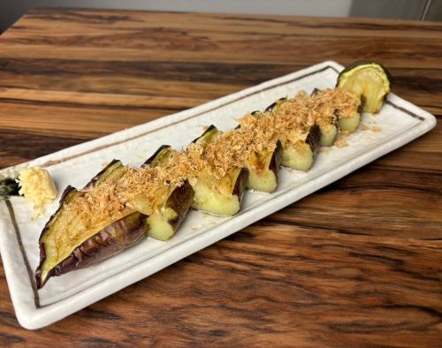 Grilled eggplant