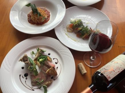 ≪ディナー≫3月のシェフ厳選食材 フェリーチェコース◇7000円(税込)