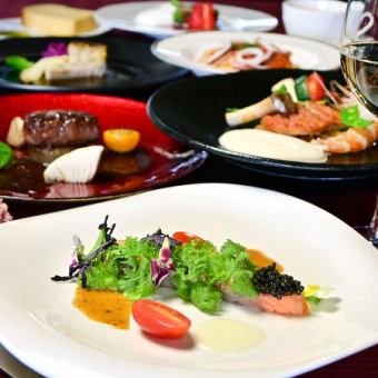 Dinner: April Chef's Selected Ingredients Felice Course ◇ 7000 yen (tax included)