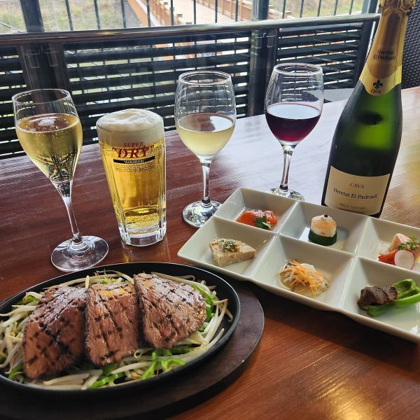 夏季限定◆ビアコース　全6品と100分【飲放】特別割引チケットご購入で5500円