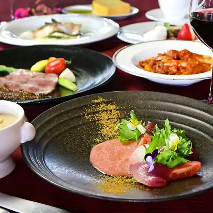 ≪Dinner≫ August ◇ Naples Sister City 66th Anniversary Naples Dinner Course ◇ 4000 yen (tax included)