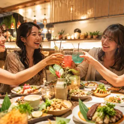 グランフロント大阪北館6FにNEW OPEN！アジア・ハワイ・沖縄をミックスした南国酒場！歓送迎会にもピッタリ