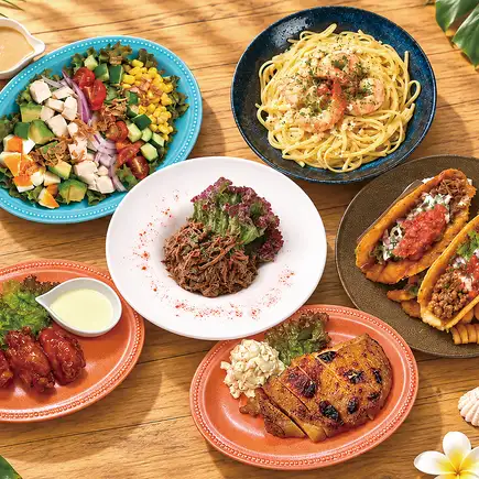 【ハワイアン】90分飲み放題付き全7品！贅沢に味わう特選プレミアムコース