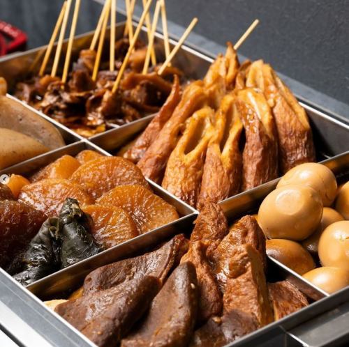 ビュッフェ例【大阪名物の肉吸い、季節限定の静岡おでん＆わさび茶漬け】