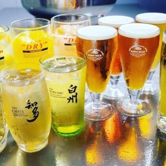 【飲み放題付き】始めました。人気の焼き肉コース×完全個室の定番コースです。６品 6000円