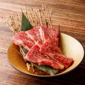 검은 털 일본소 낙하 A5 갈비